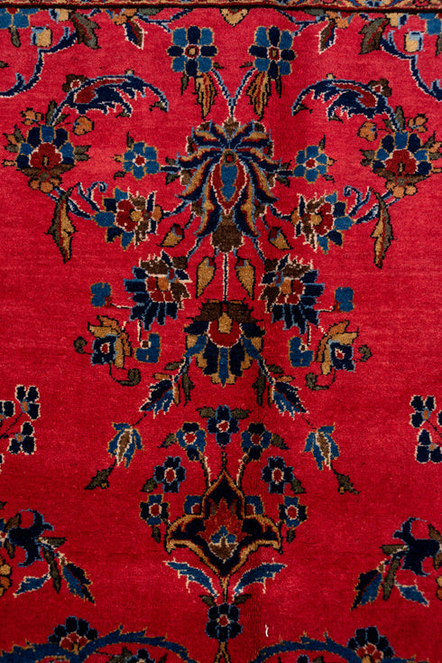 Antique Kashan Area Rug (8' x 12')